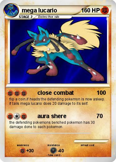 Pokemon mega lucario