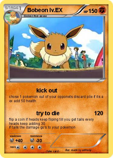 Pokemon Bobeon lv.EX