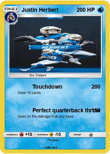 Pokemon Justin Herbert