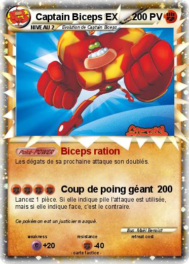 Pokemon Captain Biceps EX
