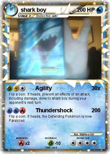 Pokemon shark boy