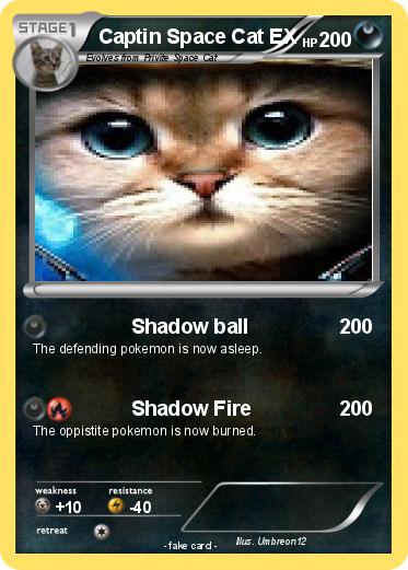 Pokemon Captin Space Cat EX