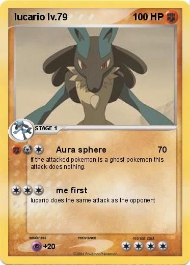 Pokemon lucario lv.79
