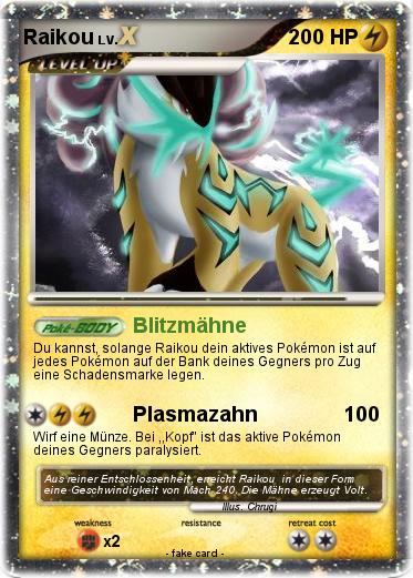 Pokemon Raikou