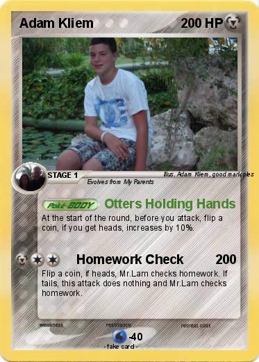 Pokemon Adam Kliem
