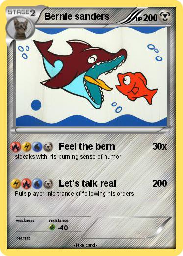 Pokemon Bernie sanders