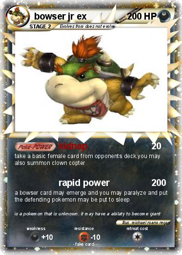 Pokemon bowser jr ex