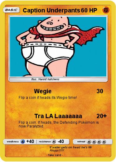 Pokemon Caption Underpants