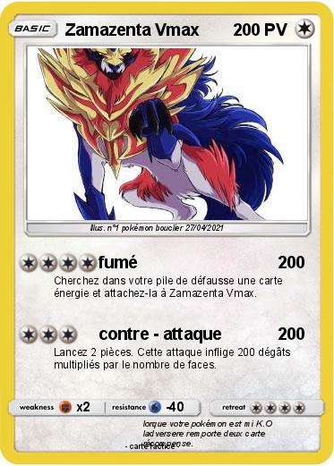 Pokemon Zamazenta Vmax