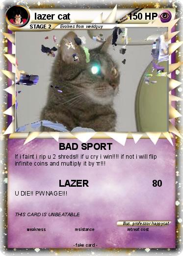 Pokemon lazer cat