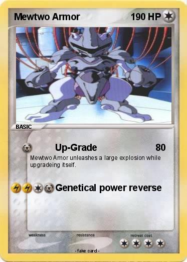 Pokemon Mewtwo Armor