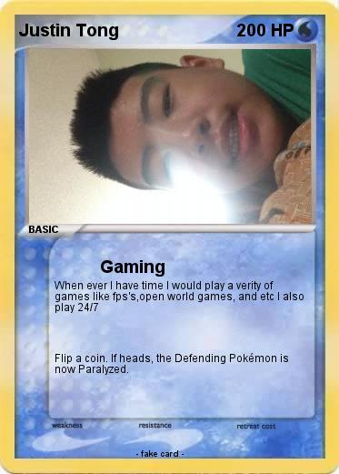 Pokemon Justin Tong