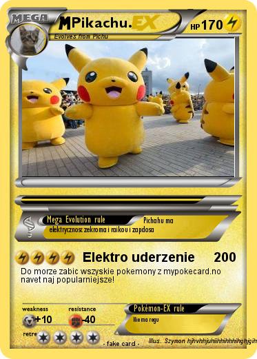 Pokemon Pikachu.