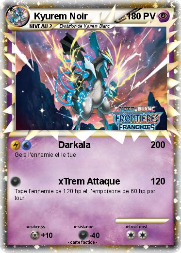 Pokemon Kyurem Noir