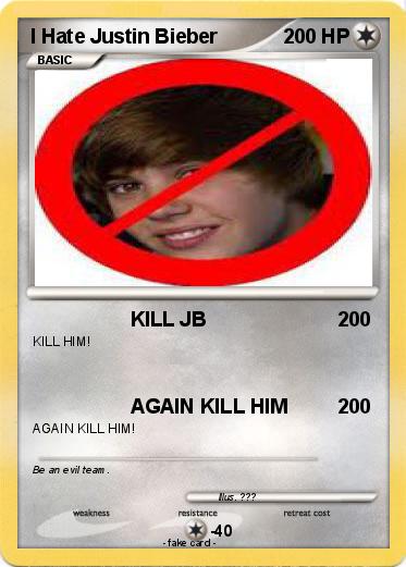 Pokemon I Hate Justin Bieber