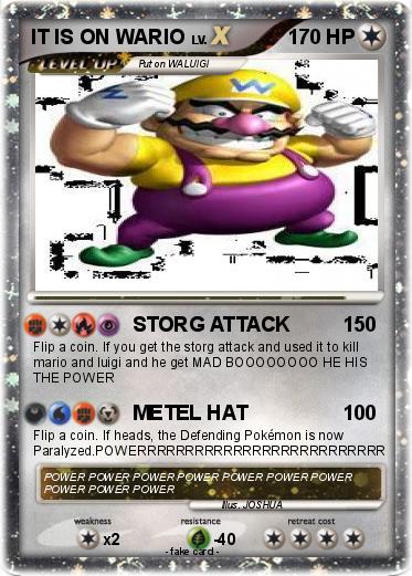 Pokemon IT IS ON WARIO
