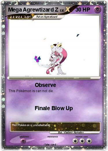 Pokemon Mega Agrewtizard Z