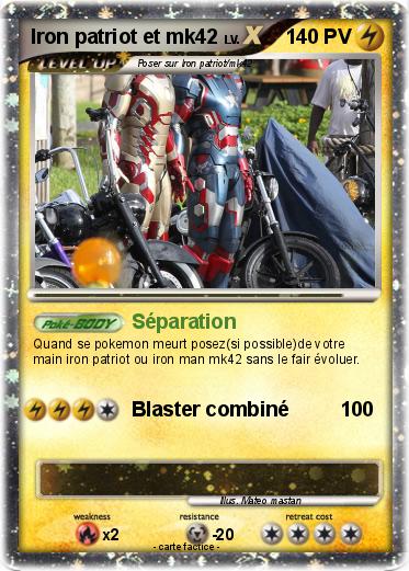 Pokemon Iron patriot et mk42