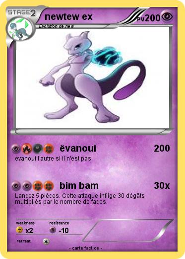 Pokemon newtew ex