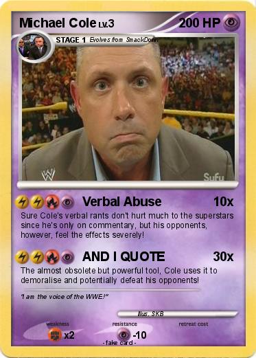 Pokemon Michael Cole