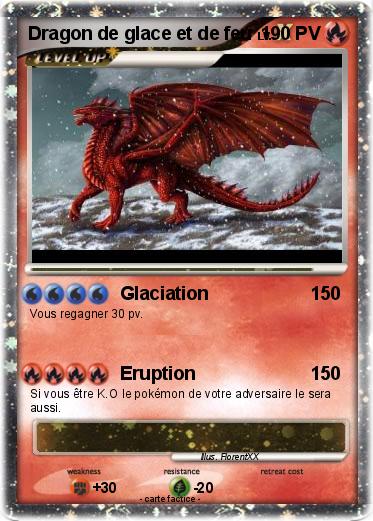 Pokemon Dragon de glace et de feu