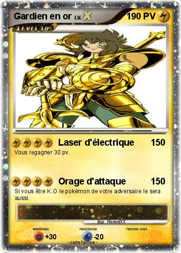 Pokemon Gardien en or
