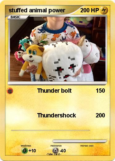 Pokemon stuffed animal power