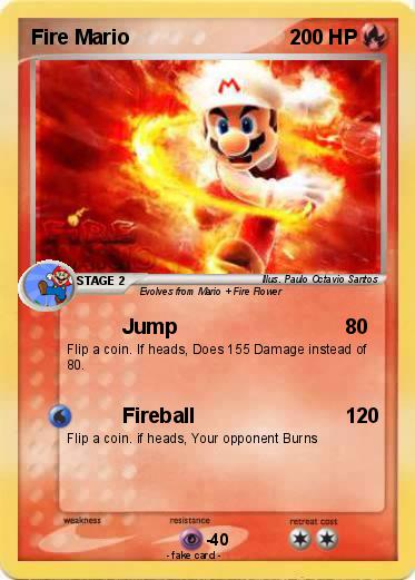 Pokemon Fire Mario