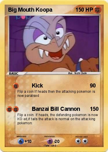Pokemon Big Mouth Koopa