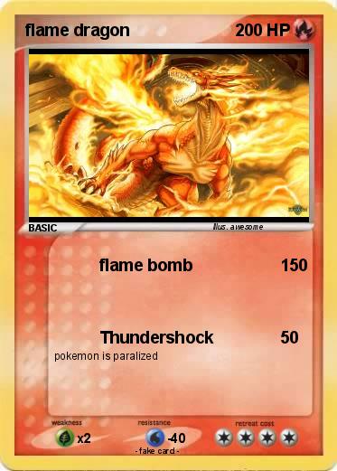 Pokemon flame dragon