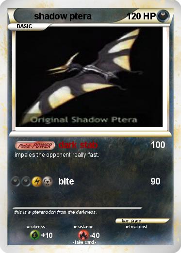Pokemon shadow ptera