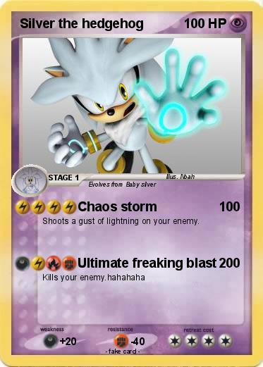Pokemon Silver the hedgehog