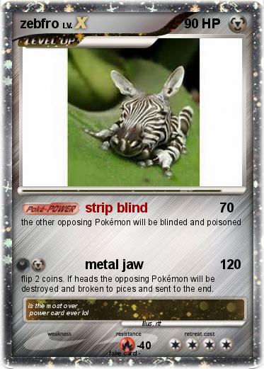 Pokemon zebfro