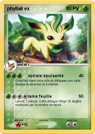 Pokemon phyllali ex
