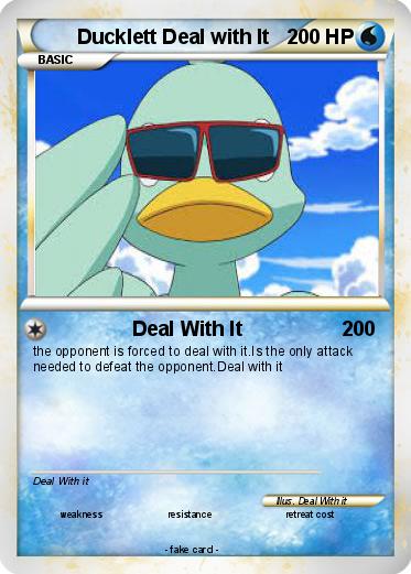 Pokemon Ducklett Deal with It