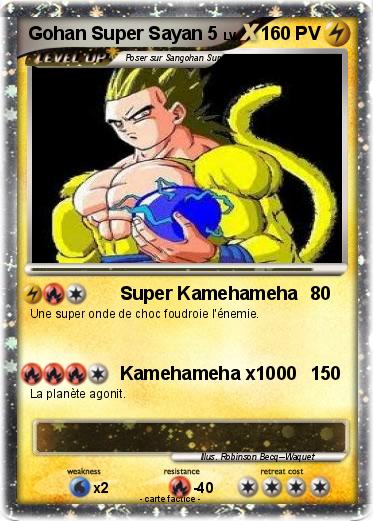 Pokemon Gohan Super Sayan 5