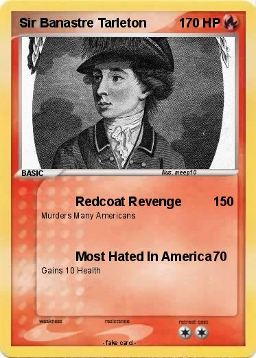 Pokemon Sir Banastre Tarleton
