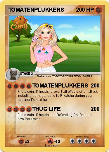 Pokemon TOMATENPLUKKERS