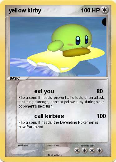 Pokemon yellow kirby