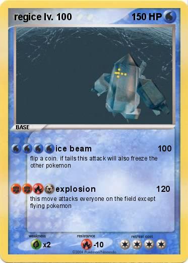 Pokemon regice lv. 100