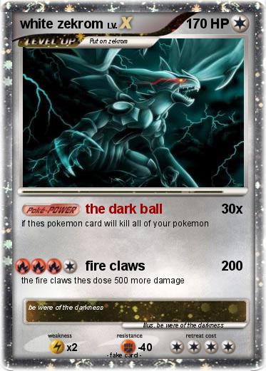 Pokemon white zekrom