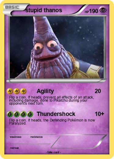 Pokemon stupid thanos