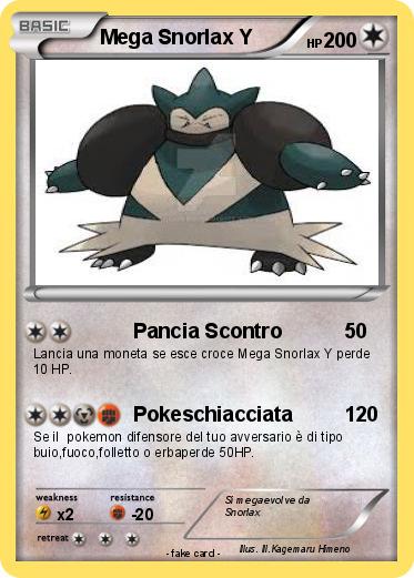 Pokemon Mega Snorlax Y