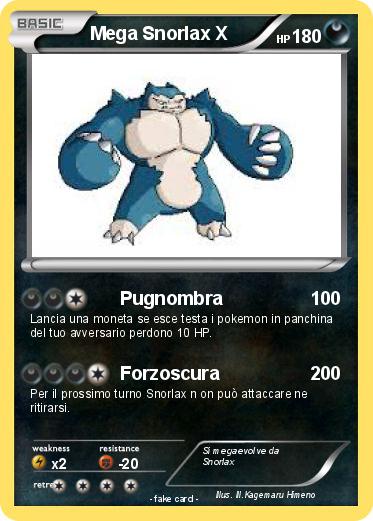 Pokemon Mega Snorlax X