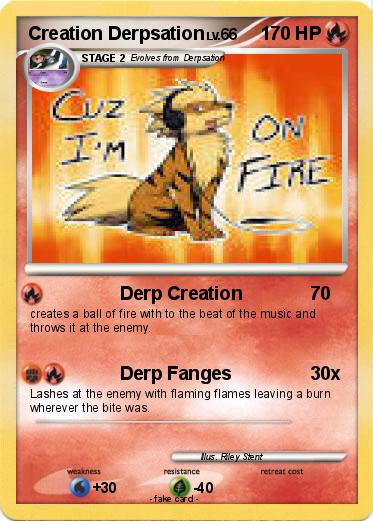 Pokemon Creation Derpsation