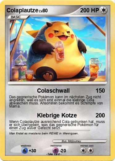 Pokemon Colaplautze