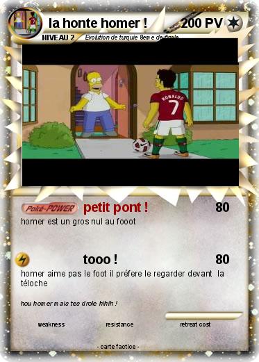 Pokemon la honte homer !