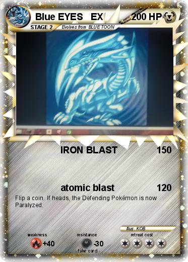 Pokemon Blue EYES   EX