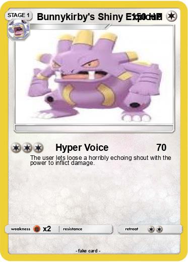 Pokemon Bunnykirby's Shiny Exploud