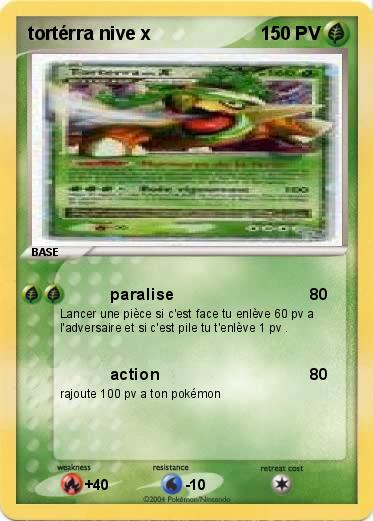 Pokemon tortérra nive x